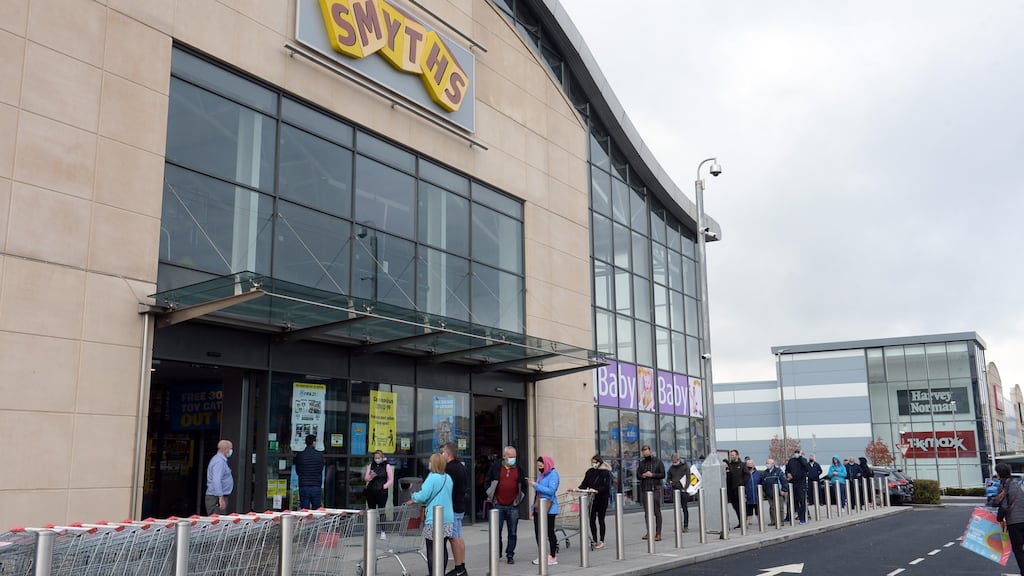 Smyths Toys operates 106 stores across Britain, seven in Northern Ireland, and 21 in the Republic of Ireland, along with a number of stores across Europe. Photograph: Dara Mac Dónaill