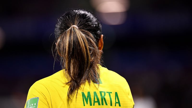 Brazil’s Marta is likely to have made her final appearance at the World Cup. Photograph: Franck Fife/AFP/Getty