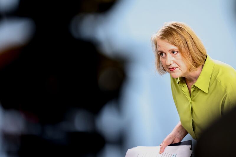 German family affairs minister Lisa Paus. Photograph: Clemens Bilan/EPA