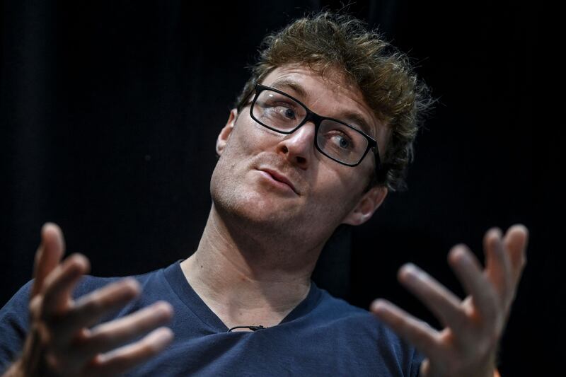 Web Summit's CEO and Founder Paddy Cosgrave likes to dish out abuse to the political establishment on Twitter. Photograph: Patricia de Melo Moreira/AFP via Getty Images