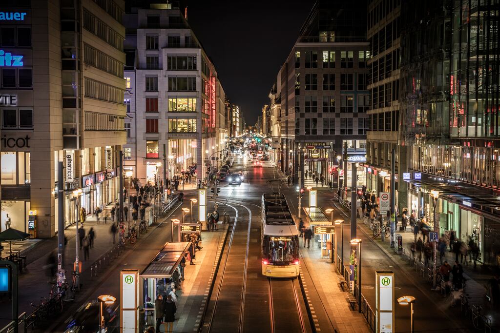 Public transport in Berlin goes all night – but it doesn’t go all the way for those living in the capital’s outskirts. Photograph: iStock
