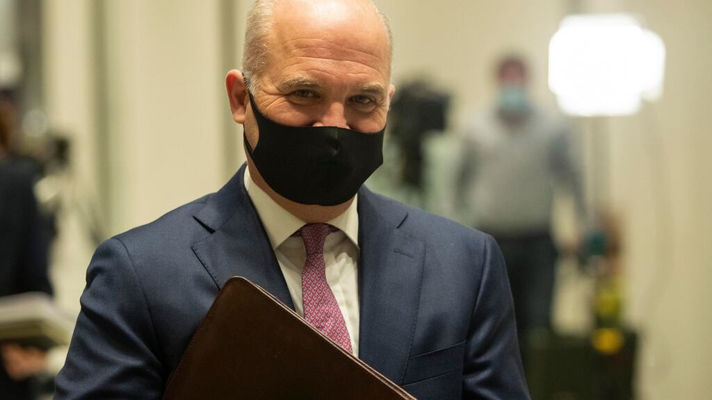 Chief medical officer Dr Tony Holohan  said in a letter on December 3rd that there was ‘significant concern’ over the level of new infections. Photograph: Collins