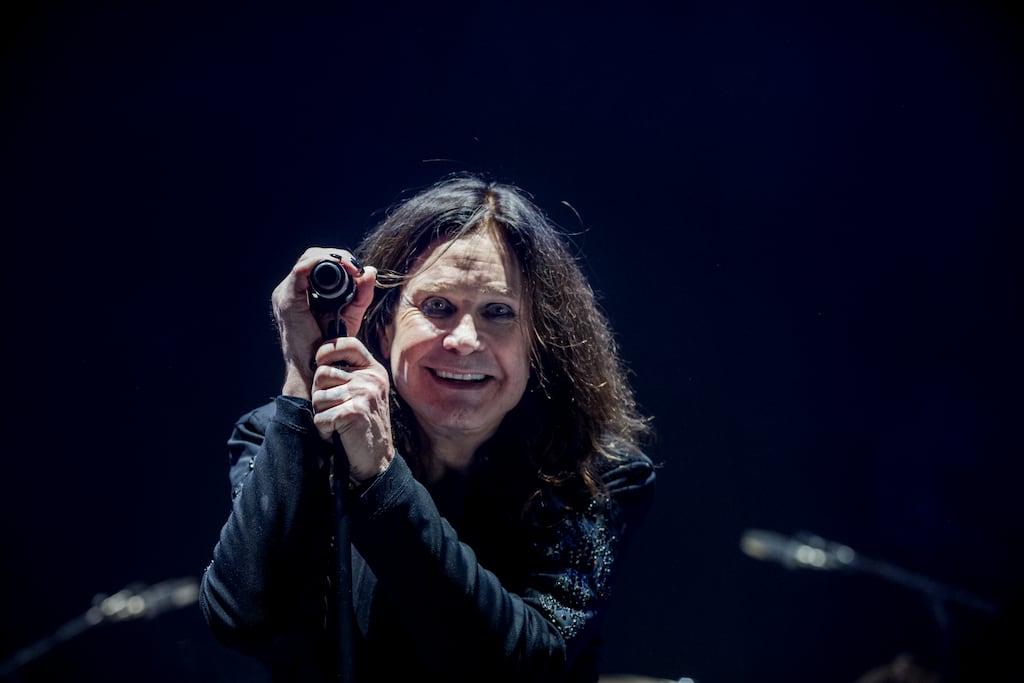 Ozzy Osbourne performs with Black Sabbath at Madison Square Garden in New York in 2016. Osbourne, achieved great success as a pioneer of two popular entertainment genres, heavy metal music and reality television.  Photograph: Chad Batka/The New York Times