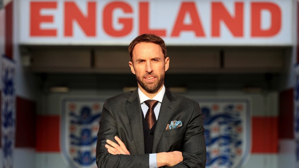 Gareth Southgate: “I think we know where we are, we’re a team ranked 13th in the world.” Photograph: Adam Davy/PA