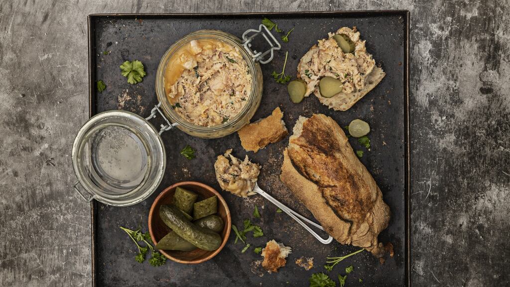 A simple rillette of pork. Photograph: Harry Weir