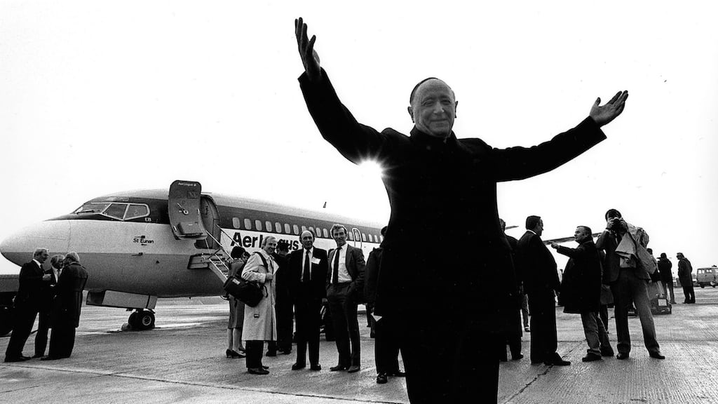 Monsignor James Horan was a major force behind Knock airport’s development. Photograph: Knock archive
