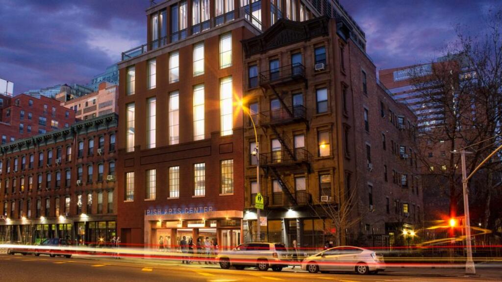 An undated rendering of the proposed new Irish Arts Center, a $54 million project in New York. (Ciaran O’Connor, Office of Public Works, Ireland via The New York Times)