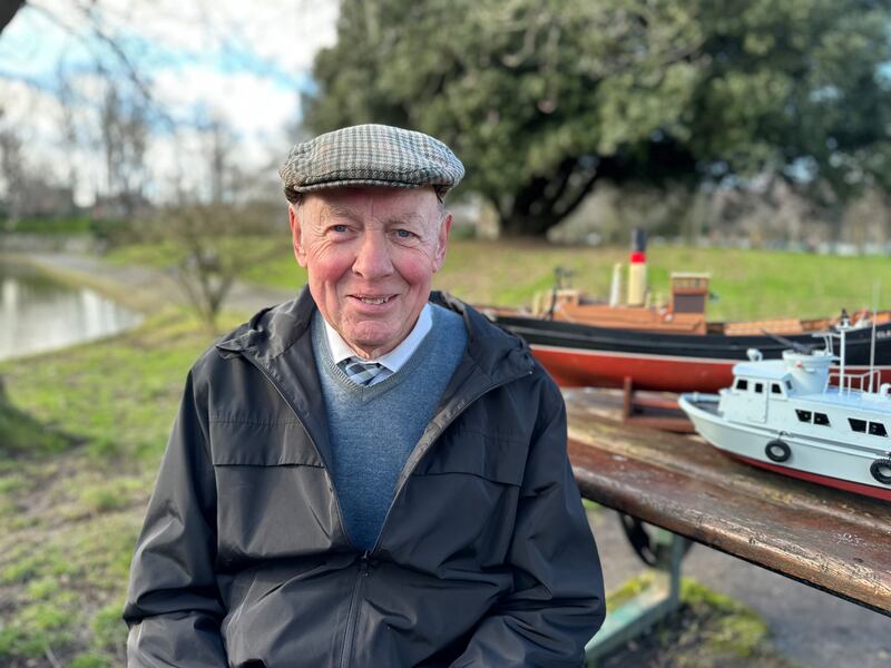 Ken Finn is chairman of the Dublin Radio Model Boat Club. Photograph: Conor Capplis