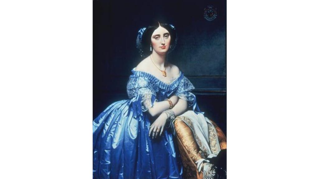 The 'cursed portrait'@ La Pricnesse de Brogile (18530 from the Robert Lehman collection, Metropolitan Museum of Art, New York