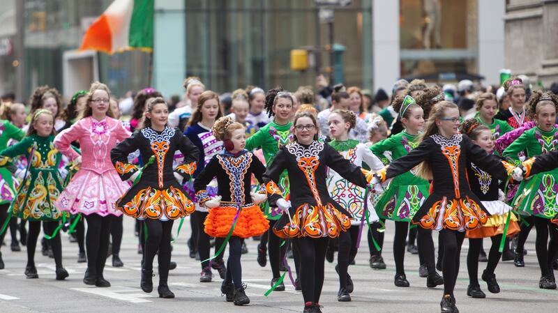 The biggest in the world ... New York’s St Patrick’s Day Parade on 5th Avenue. Photograph: Getty Images