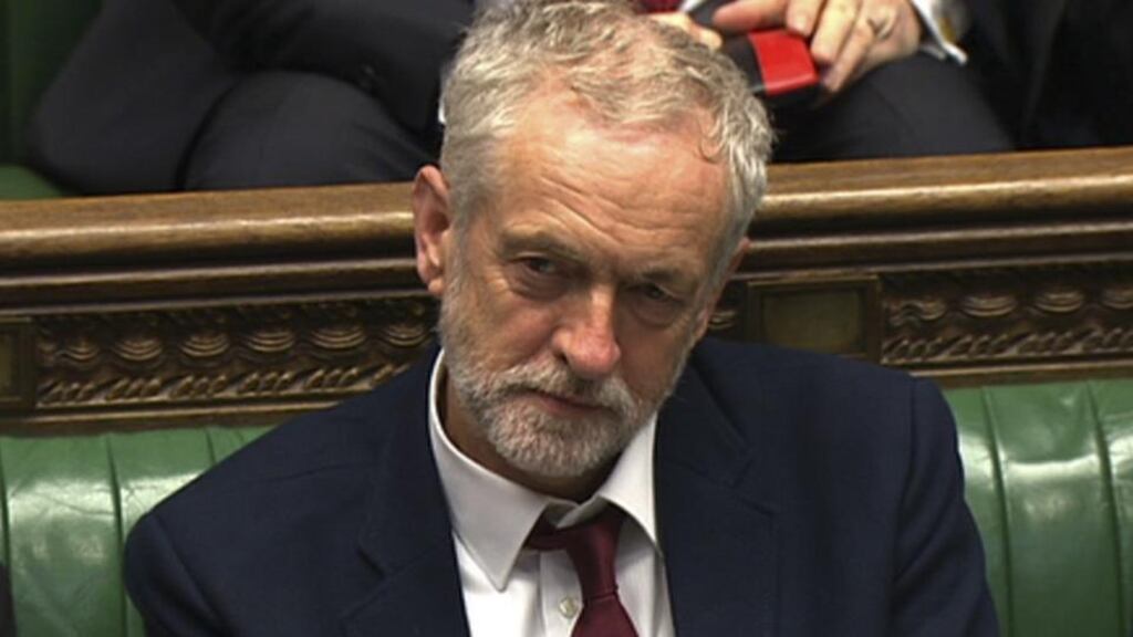 Labour Party leader Jeremy Corbyn in the House of Commons. Photograph: AFP/Getty Images