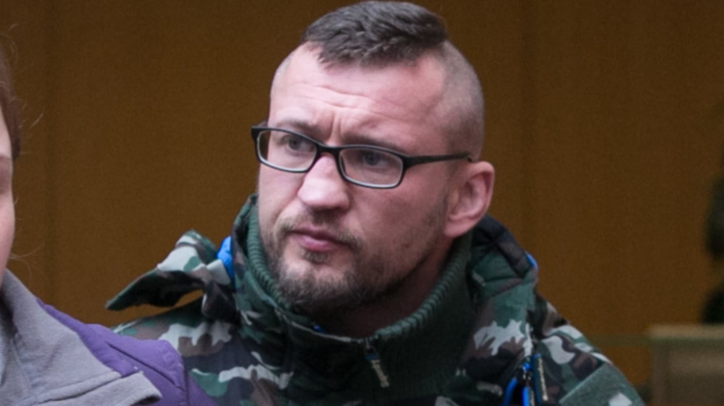 Referee Mariusz Domosat at Dublin Coroner’s Court on Thursday. Photograph: Gareth Chaney/Collins
