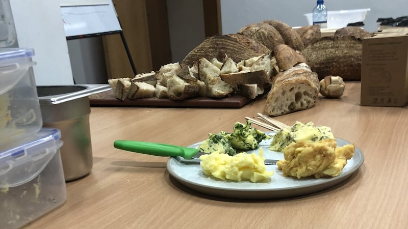 Home made flavoured butters and Bread 41 sourdough