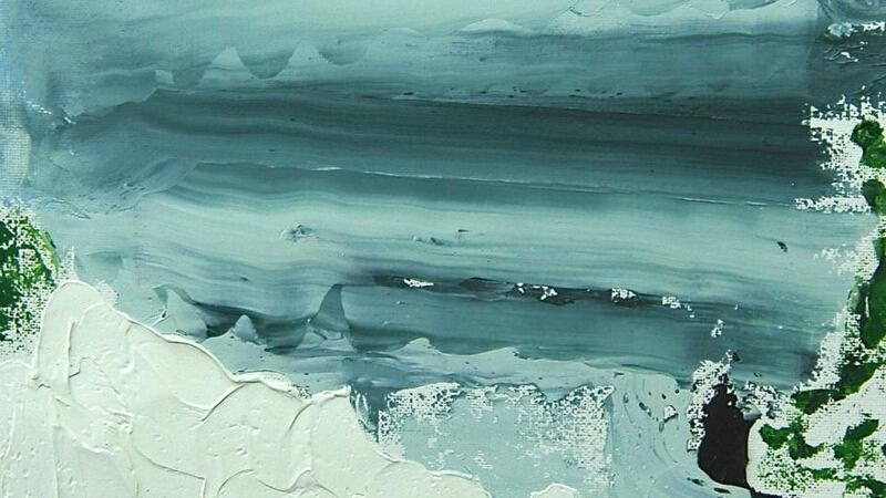 Detail from White Sea, Black Sod by Eddie Kennedy