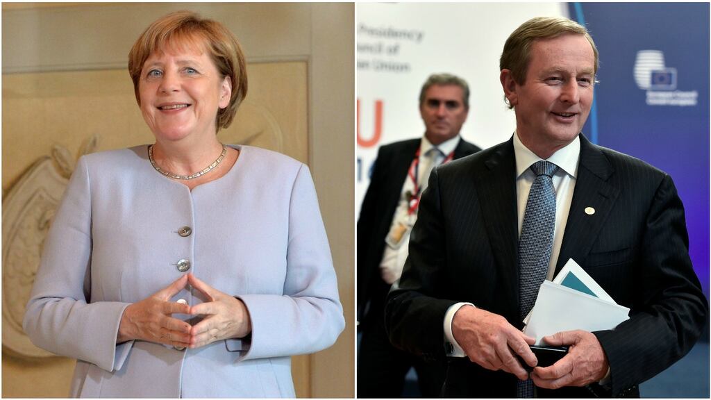 Taoiseach Enda Kenny will meet German chancellor Angela Merkel in Berlin today.