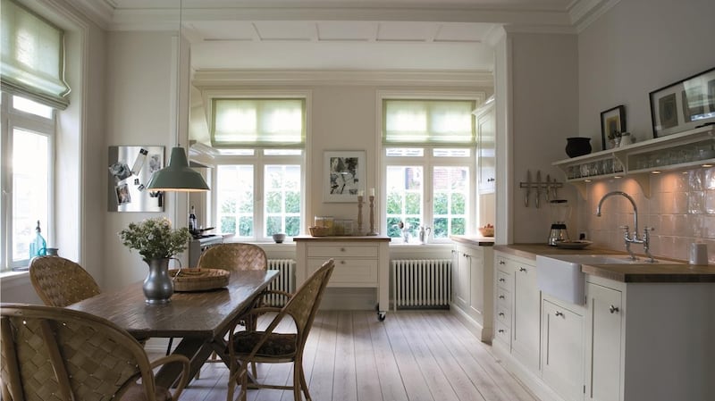 Kitchen featuring Farrow & Ball Strong White