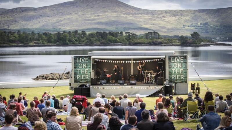 Jack L ‘Live on the Pier’ at Dromquinna, Kenmare Co Kerry