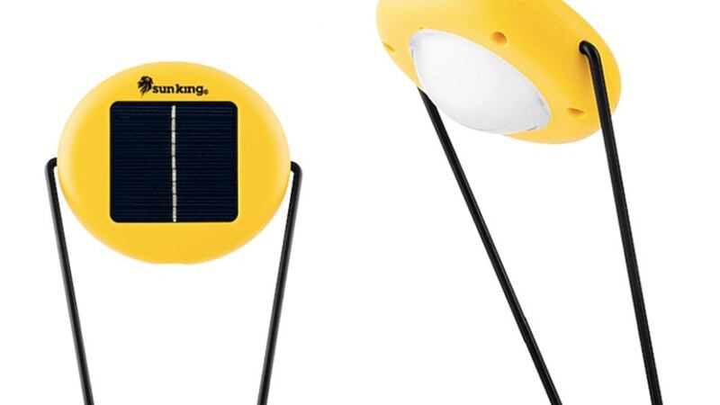 Sun King Pico Solar Lamp ($20) gives 70 hours of illumination from a single charge