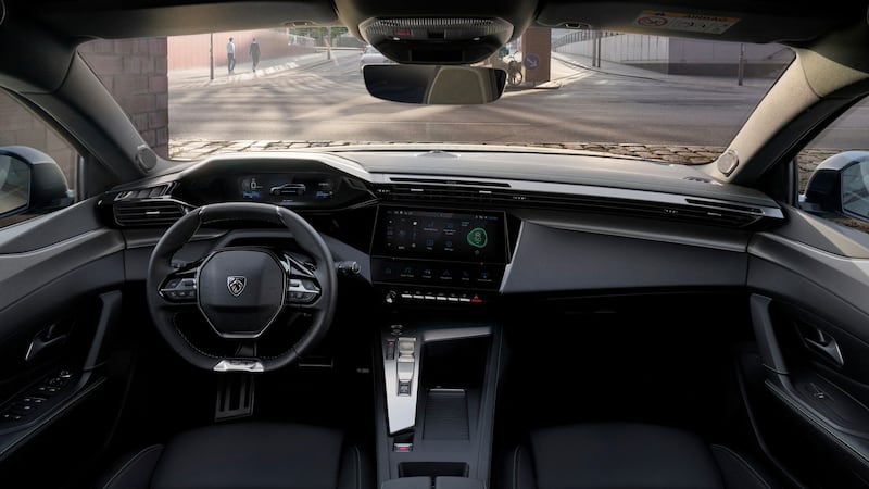 Inside the cabin features the latest iteration of Peugeot’s i-Cockpit system