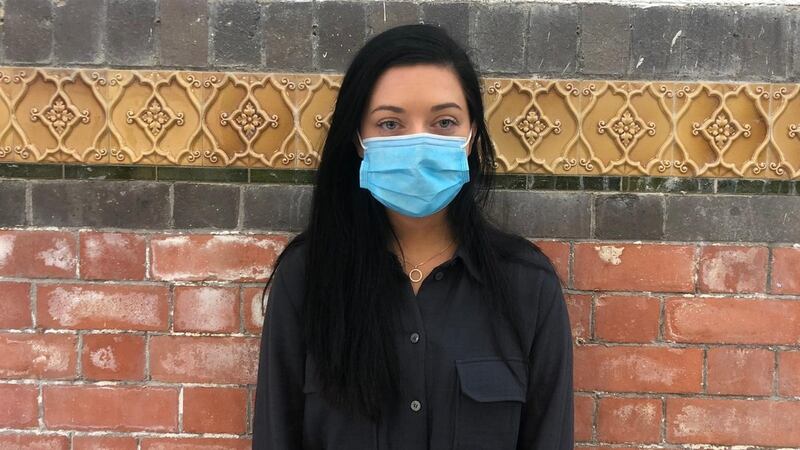 Laura Melvin, clinical nurse manager at Mayo University Hospital acute Covid assessment unit. Photograph: Peter Murtagh / The Irish Times