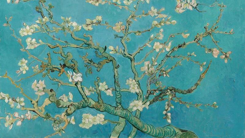 Vincent Van Gogh’s Almond Blossom (1890), though based on trees he saw in Saint-Rémy-de-Provence, demonstrates a strong Japanese influence on his work. Image: Van Gogh Museum, Amsterdam