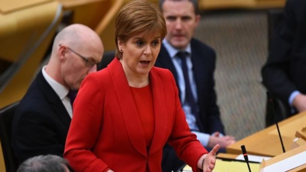 Scottish first minister Nicola Sturgeon denies breaching the ministerial code. File photograph: Andy Buchanan/AFP