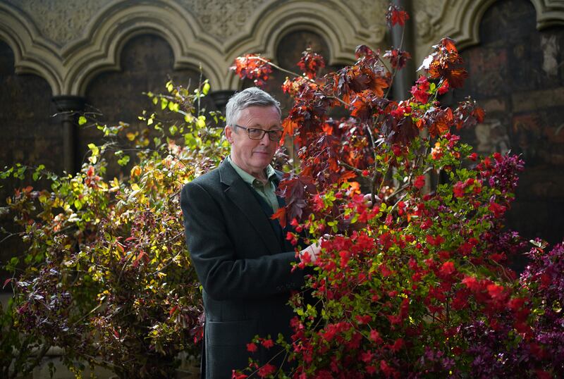 Florist Shane Connolly ahead of the coronation of King Charles III and the Queen Consort, in May 2023, in London. Photograph: Yui Mok/Getty