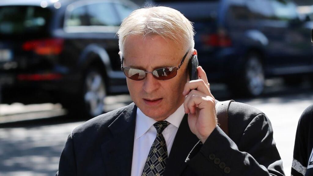 John Meagher arriving at the Four Courts yesterday. Photograph: Collins/Courts