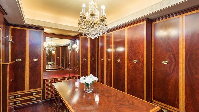 Dressing room at Eagle Lodge, Blackrock, Co Dublin