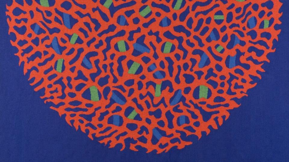 Detail from Device (1971), by Patrick Scott at the Irish Museum of Modern Art