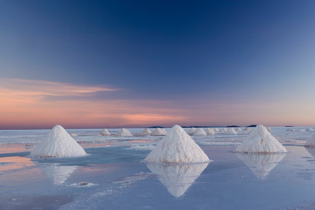 Clontarf Energy is one of many explorers looking to tap valuable supplies of lithium in Bolivia's salt flats. Photograph: Getty Images