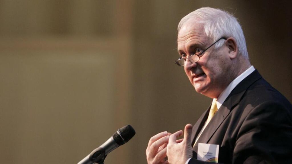 ‘Evans’s arguments seem to have a particular relevance to recent discussion of Ireland 100 years ago, which have involved former taoiseach John Bruton revelling in his role as chief thrasher of the 1916 Rising, as he bulldozes through historical context to lead the charge for the commemoration wishful thinking brigade.’ Photographer: Dara Mac Dónaill / THE IRISH TIMES