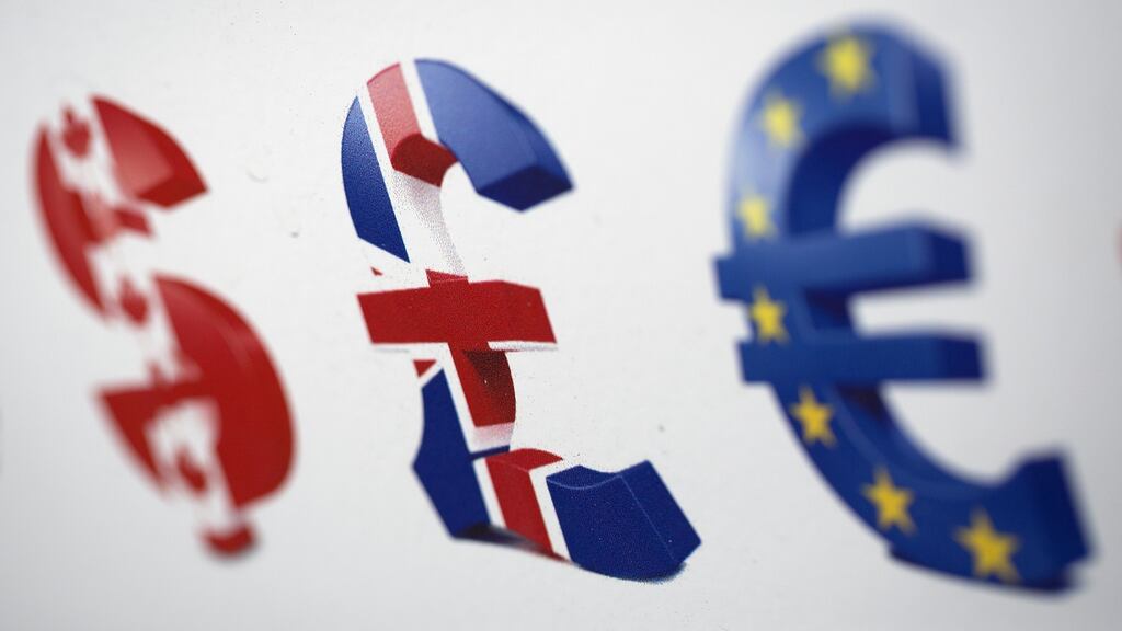 Sterling has fallen 0.5% to 90.51p per euro on early Tuesday trading