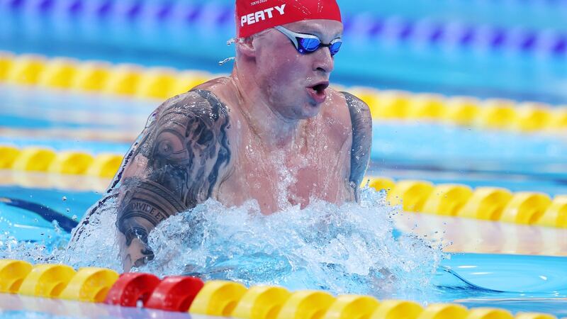 Adam Peaty goes for gold again on Monday. Photo: Al Bello/Getty Images