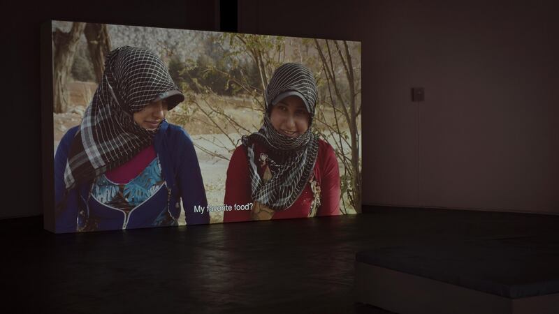 Jumana Manna, Wild Relatives (2018) installation view. Courtesy of the artist and the Douglas Hyde Gallery, 2019. Photograph: Louis Haugh