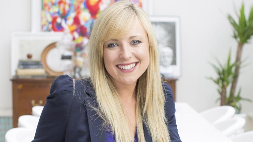 Desiger Róisín Lafferty is one of the three judges on RTÉ’s ‘Super Garden’ reality show. Photograph: Anthony Woods