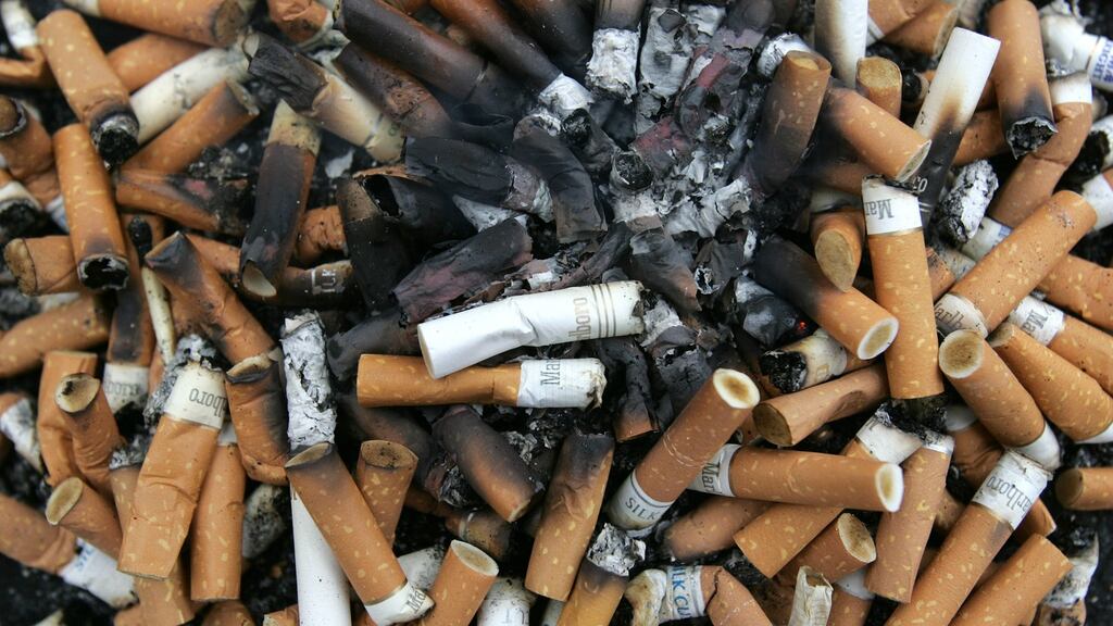 The Government has announced that drivers who smoke in cars in the company of children will face prosecutions and fines of €100 from New Year’s Day. File photograph: Alan Betson/The Irish Times