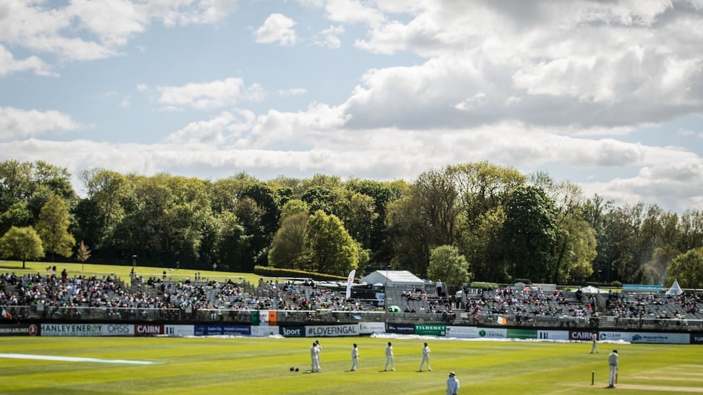 A general view of Malahide Cricket Club where Ireland played Pakistan in a Test match last summer. Photo: Oisin Keniry/Inpho