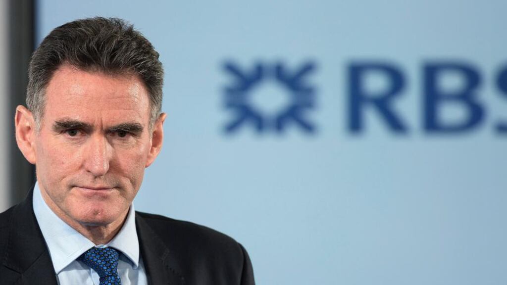 Ross McEwan: RBS chief executive is likely to affirm his desire to stay in the Irish market and retain Ulster Bank, having previously explored the possibility of selling it. Photograph: Simon Dawson/Bloomberg