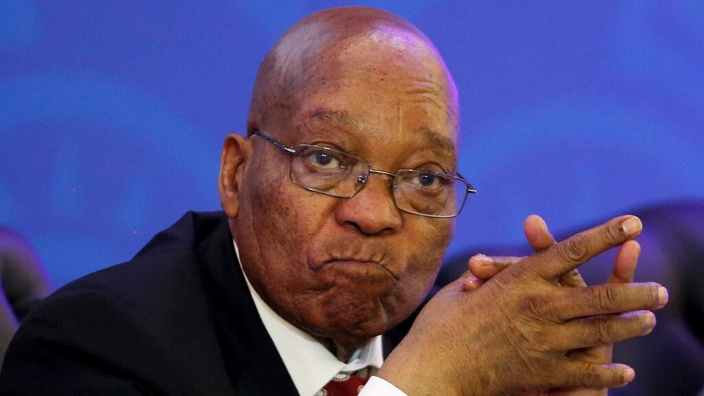 South African president Jacob Zuma: ANC is due to vote on his successor. Photograph: Siphiwe Sibeko/File Photo/Reuters