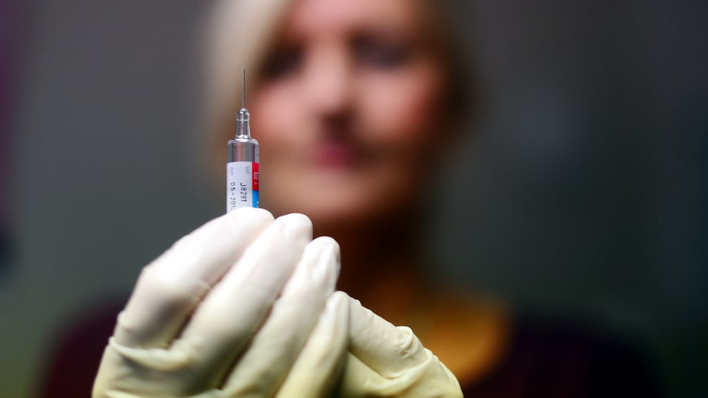 The uptake of the MMR vaccine in children aged 24 months has increased to 93 per cent. Photograph: Bryan O’Brien/The Irish Times