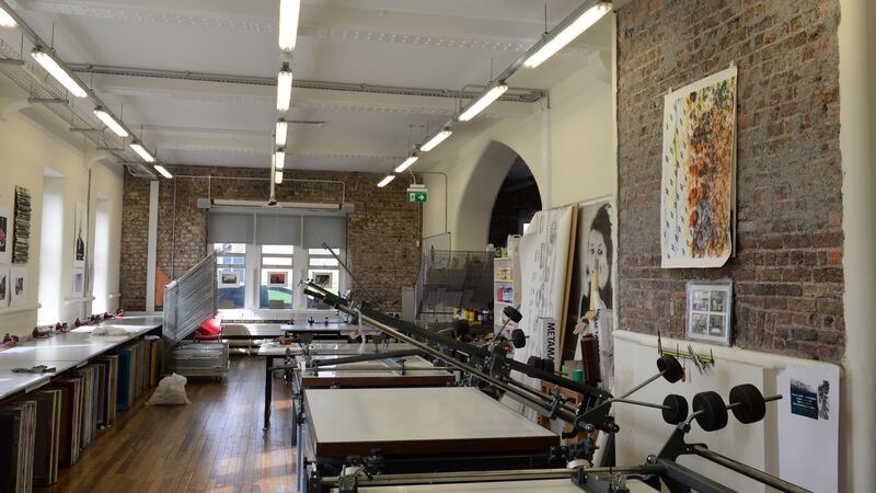 The Print room in North House on DIT’s campus at Grangegorman, Dublin. Photograph: Dara Mac Dónaill/The Irish Times