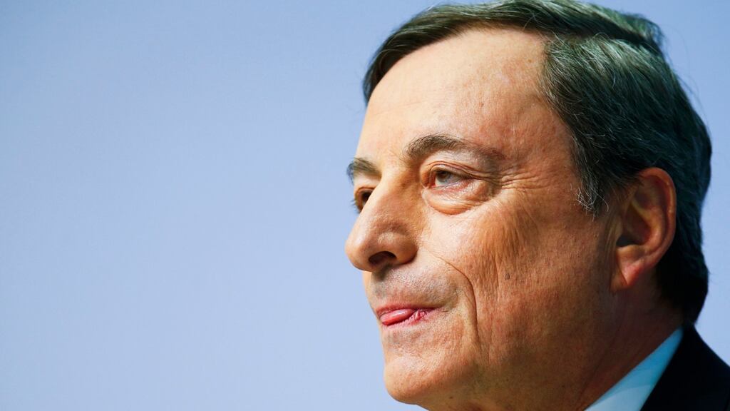 European Central Bank president Mario Draghi says criticism may undermine efforts to restore the inflation needed for higher interest rates. Photograph: Ralph Orlowski/Reuters
