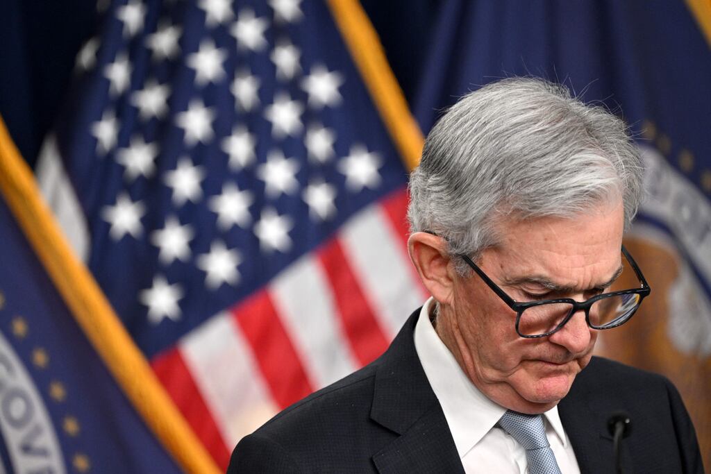 Federal Reserve board chairman Jerome Powell has indicated that the Fed expects rates will reach 4.4 per cent by the end of the year and start coming down until 2024. Photograph: Mandel Ngan/AFP via Getty Images