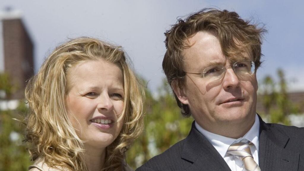 Late Dutch prince Johan Friso with his wife, Princess Mabel. The prince has died after being in a coma since a skiing incident in March 2012 in which he was hit by an avalanche. Photograph: Michel Porro/Getty Images