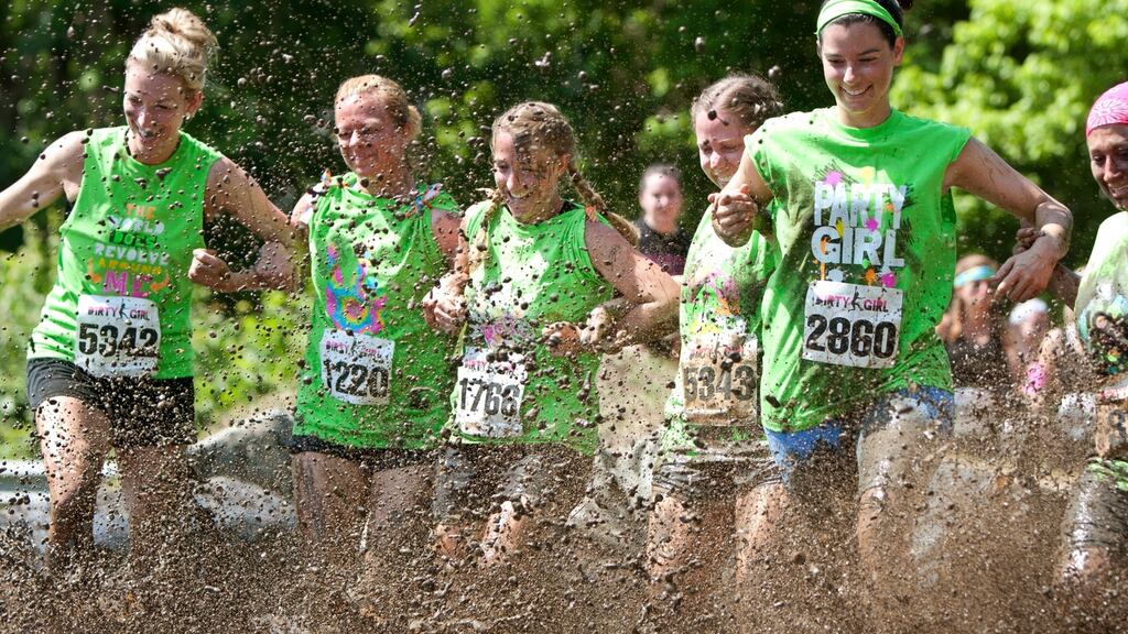 Runners have been advised not to swallow surface water or mud and to wash immediately after a “mud run”. Photograph: iStock