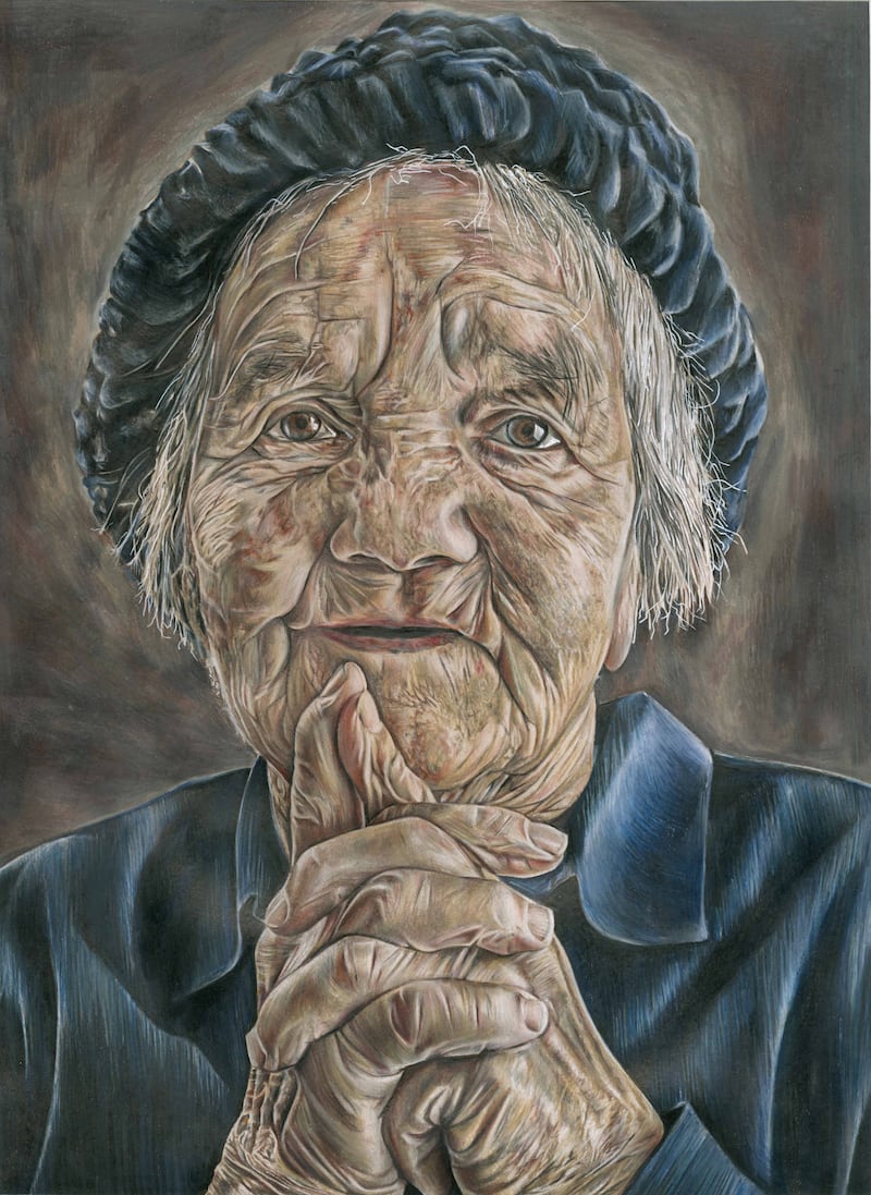 Anticipation by Charley Bell, the overall first prize winner of the 70th Texaco Children's Art Competition