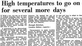Heatwave nostalgia: Ireland’s sizzling summer of 1976
