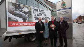 The scrum wheels on Sinn Féin