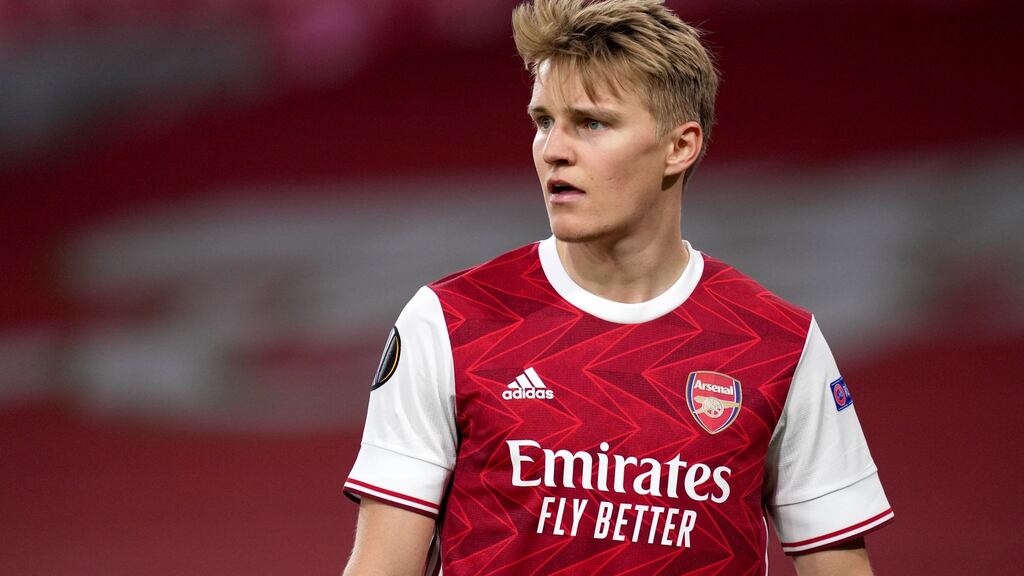 Arsenal in talks with Real Madrid over possible Martin Odegaard return. Photograph: John Walton/PA